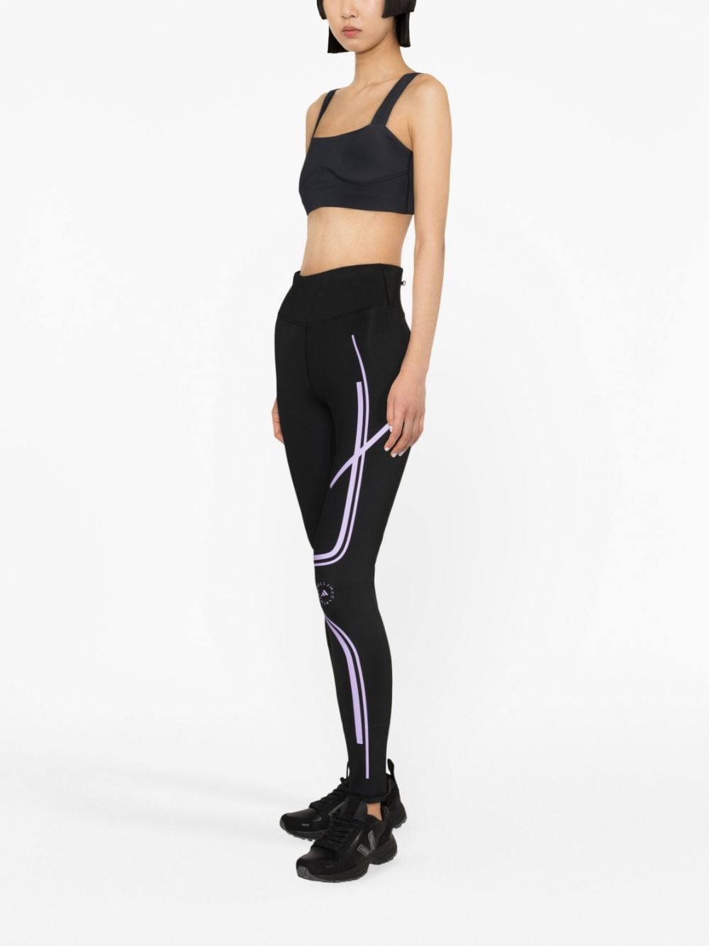 Adidas By Stella Mccartney Adidas By Stella McCartney Trousers Black