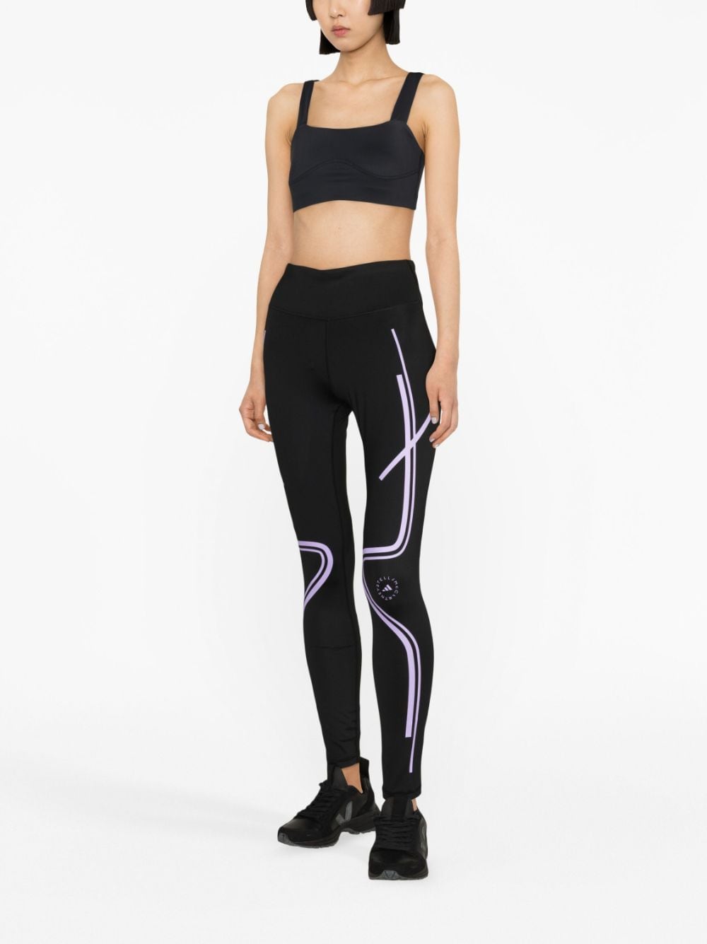 Adidas By Stella Mccartney Adidas By Stella McCartney Trousers Black