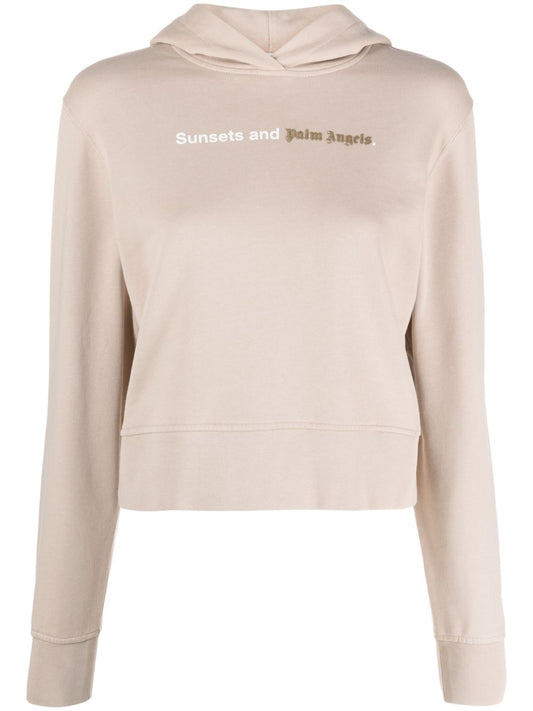 Palm Angels Palm Angels Sweaters Beige