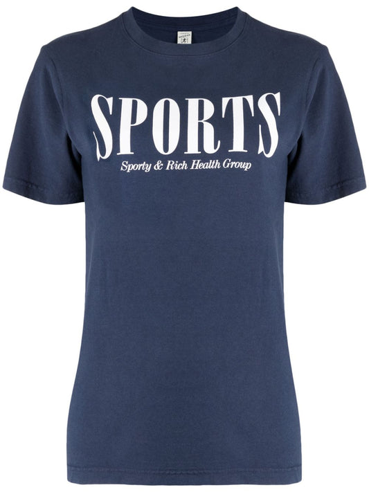 Sporty & Rich MAIN SPORTY & RICH MAIN T-shirts and Polos Blue