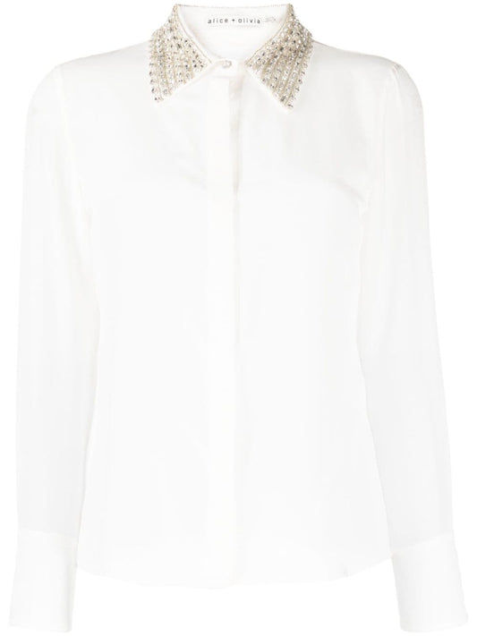 Alice + Olivia Alice + Olivia Shirts White