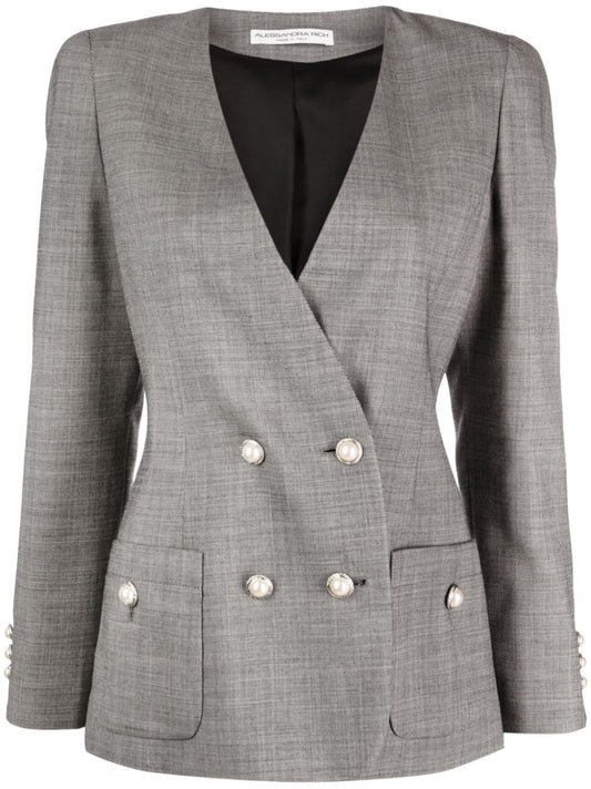 Alessandra Rich Alessandra Rich Jackets Grey