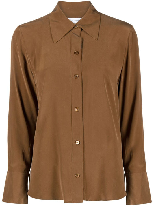 Equipment Equipment Shirts Brown