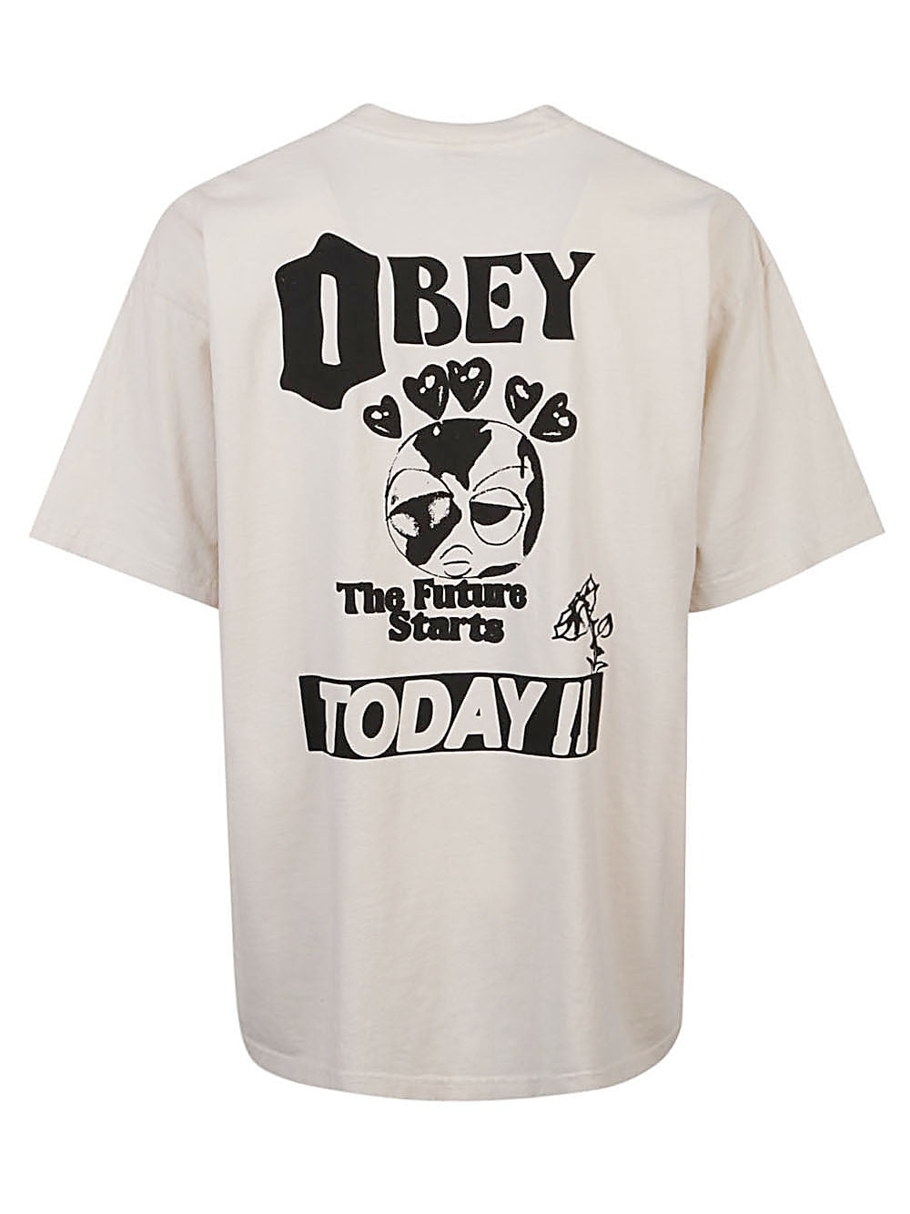 Obey Obey T-shirts and Polos Beige