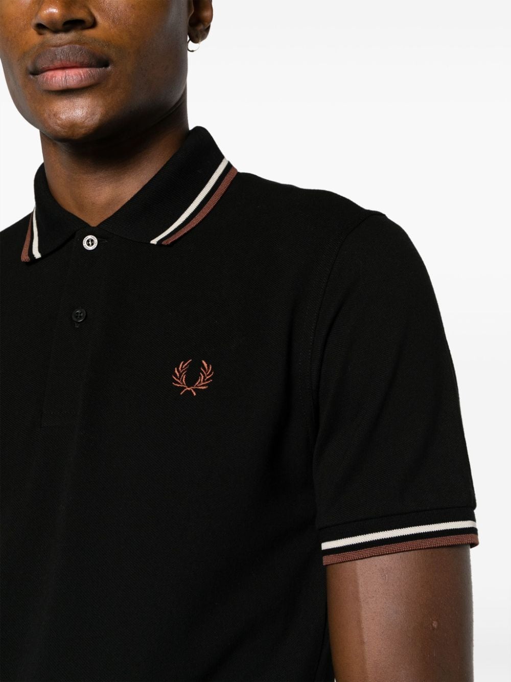 Fred Perry Fred Perry T-shirts and Polos Black