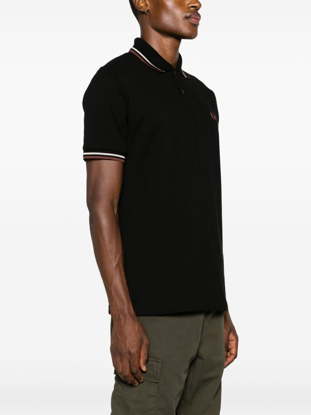 Fred Perry Fred Perry T-shirts and Polos Black