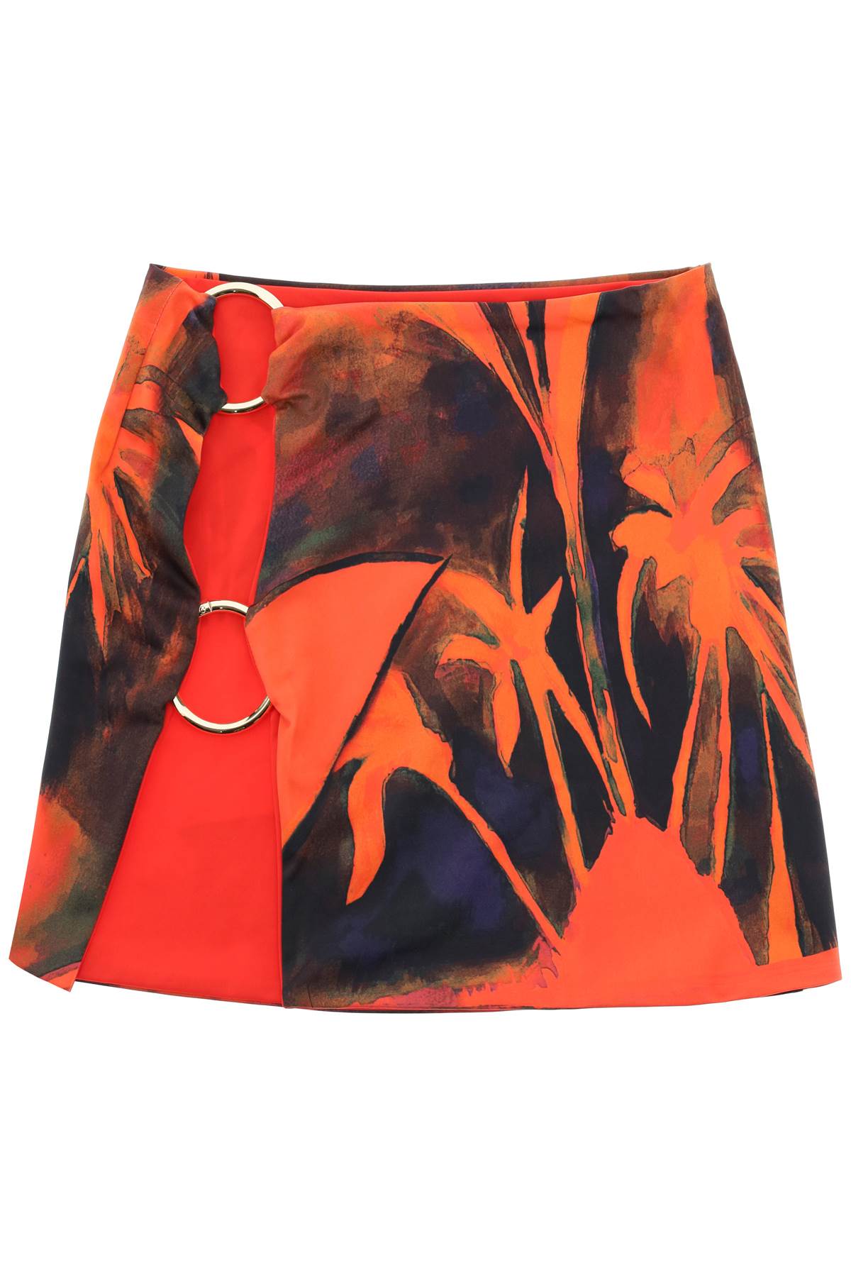 Louisa Ballou Louisa ballou double ring mini skirt