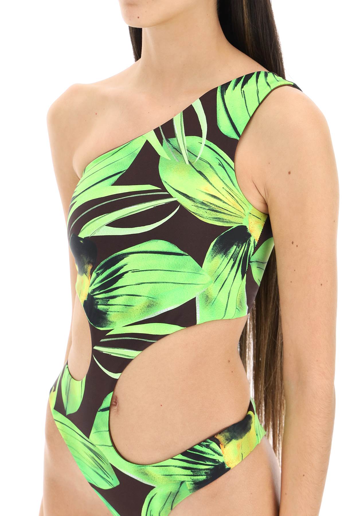 Louisa Ballou Louisa ballou 'carve' one-piece swimsuit with cut outs