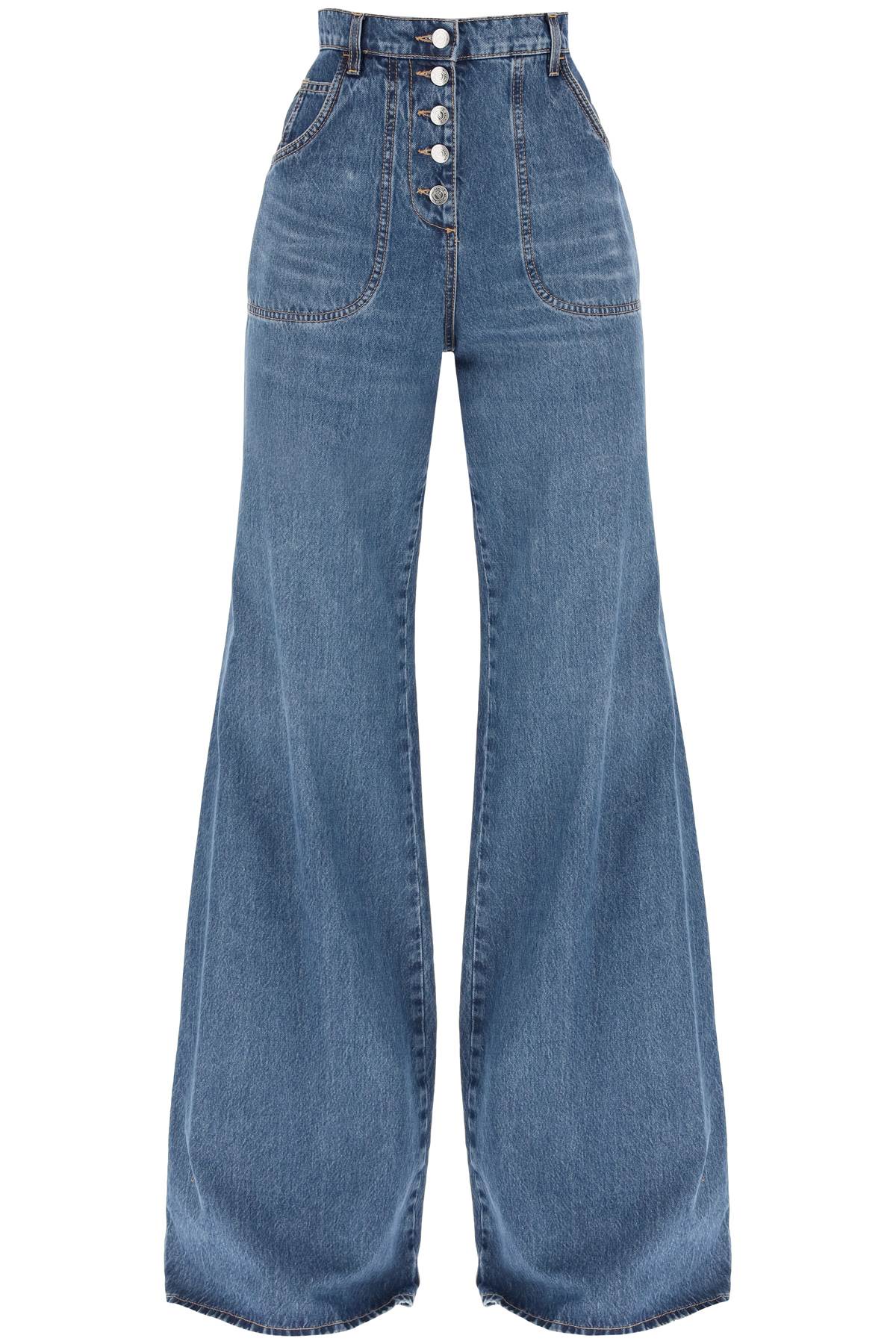 Etro Etro jeans with back foliage embroidery