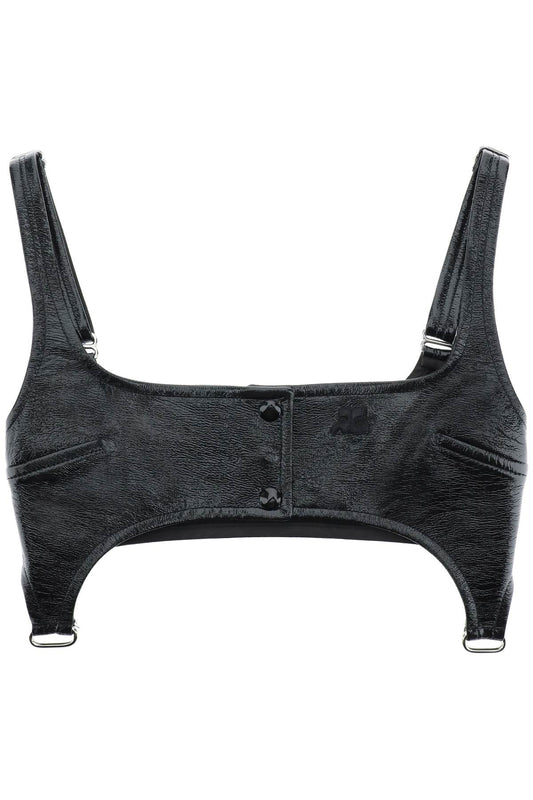 Courreges Courreges vinyl bralette top