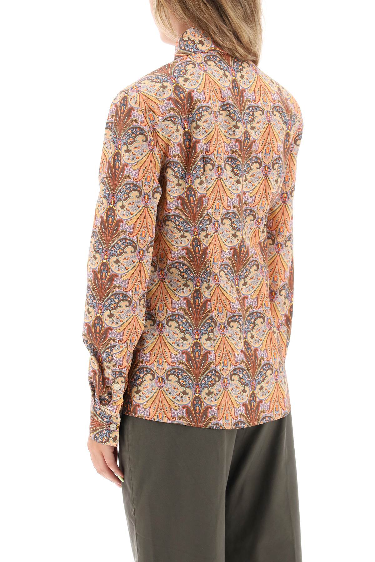 Etro Etro slim fit shirt with paisley pattern