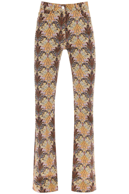 Etro Etro bootcut jeans with paisley pattern