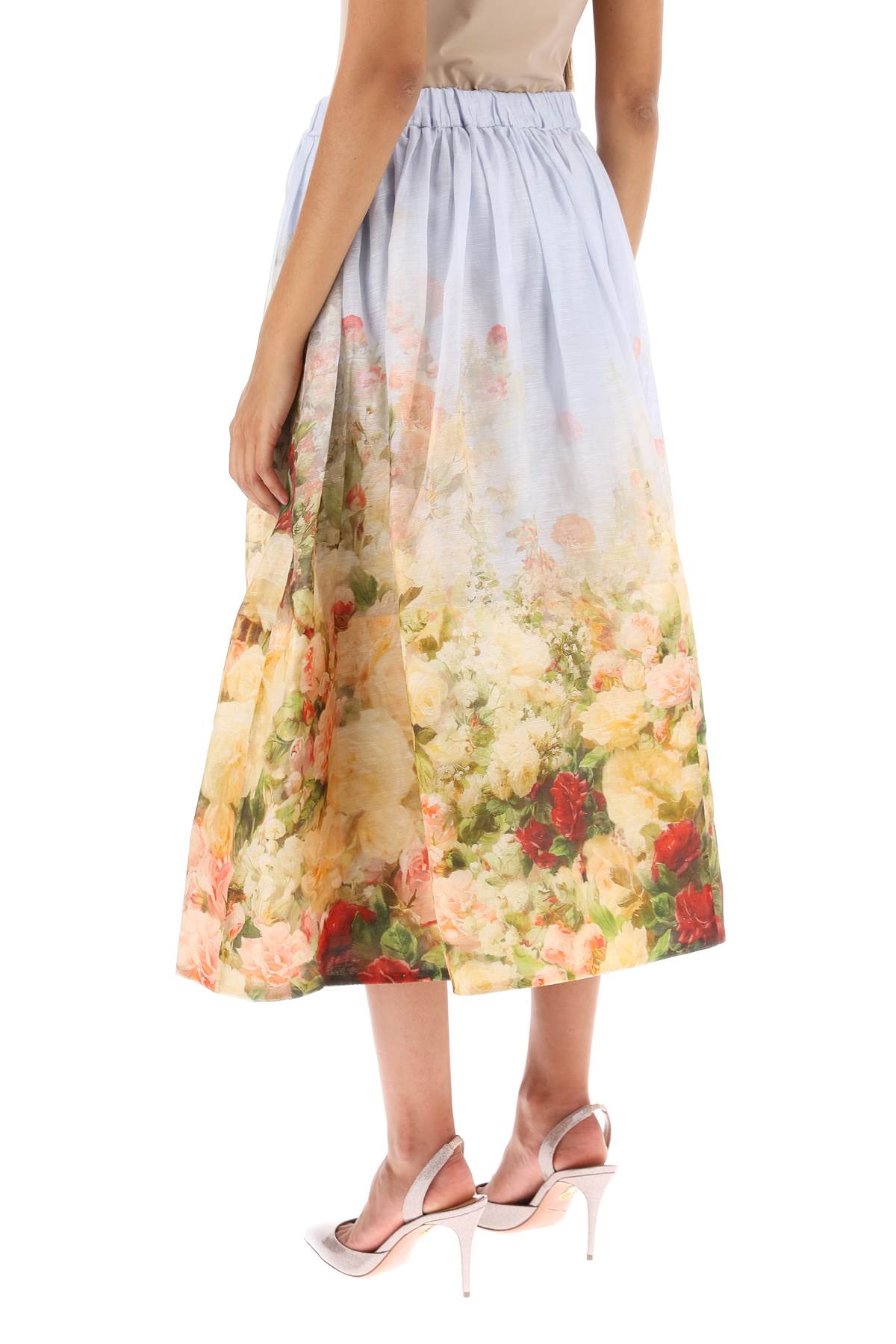 Zimmermann Zimmermann linen silk luminosity skirt