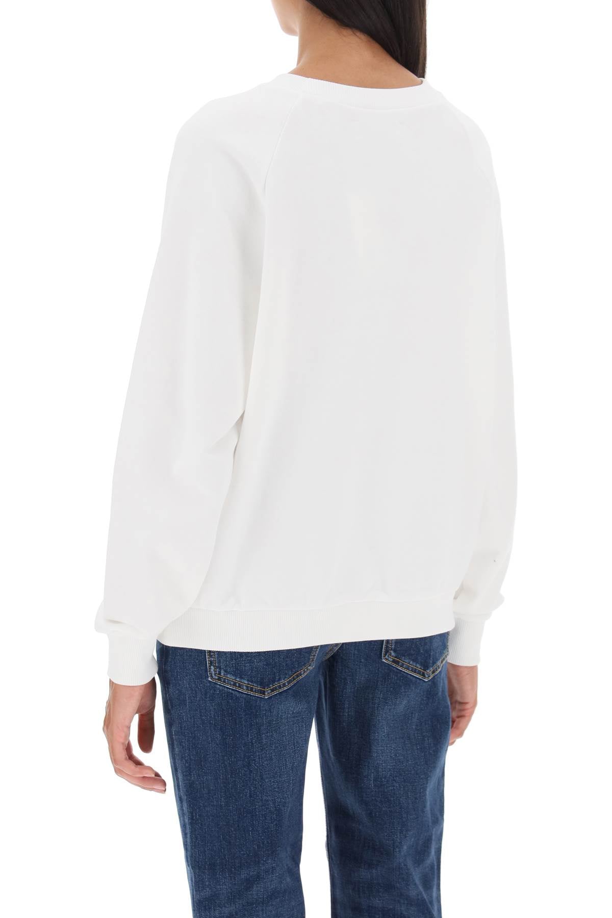 Tory Burch Tory burch crew-neck sweatshirt with t logo