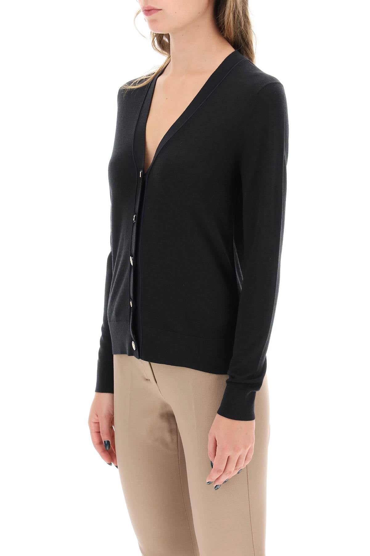 Tory Burch Tory burch 'simone' wool and silk cardigan