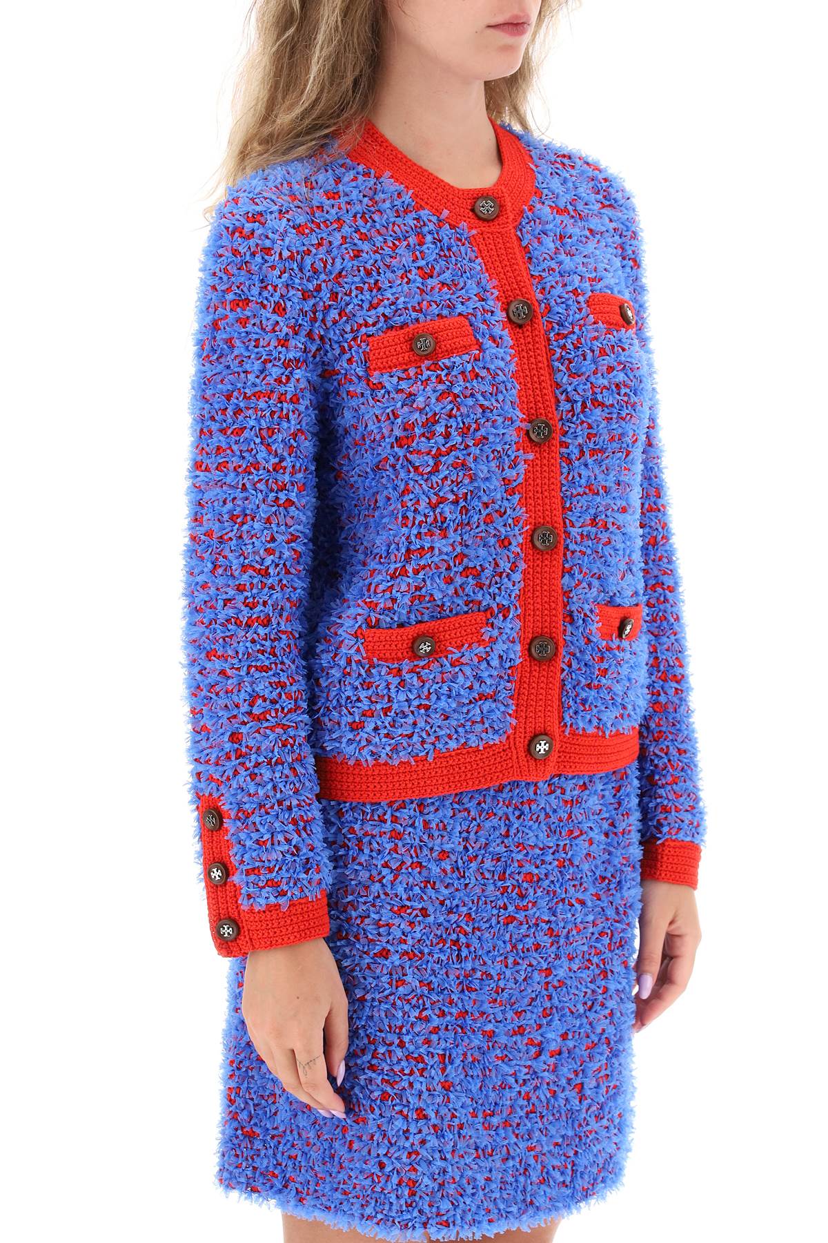 Tory Burch Tory burch confetti tweed jacket