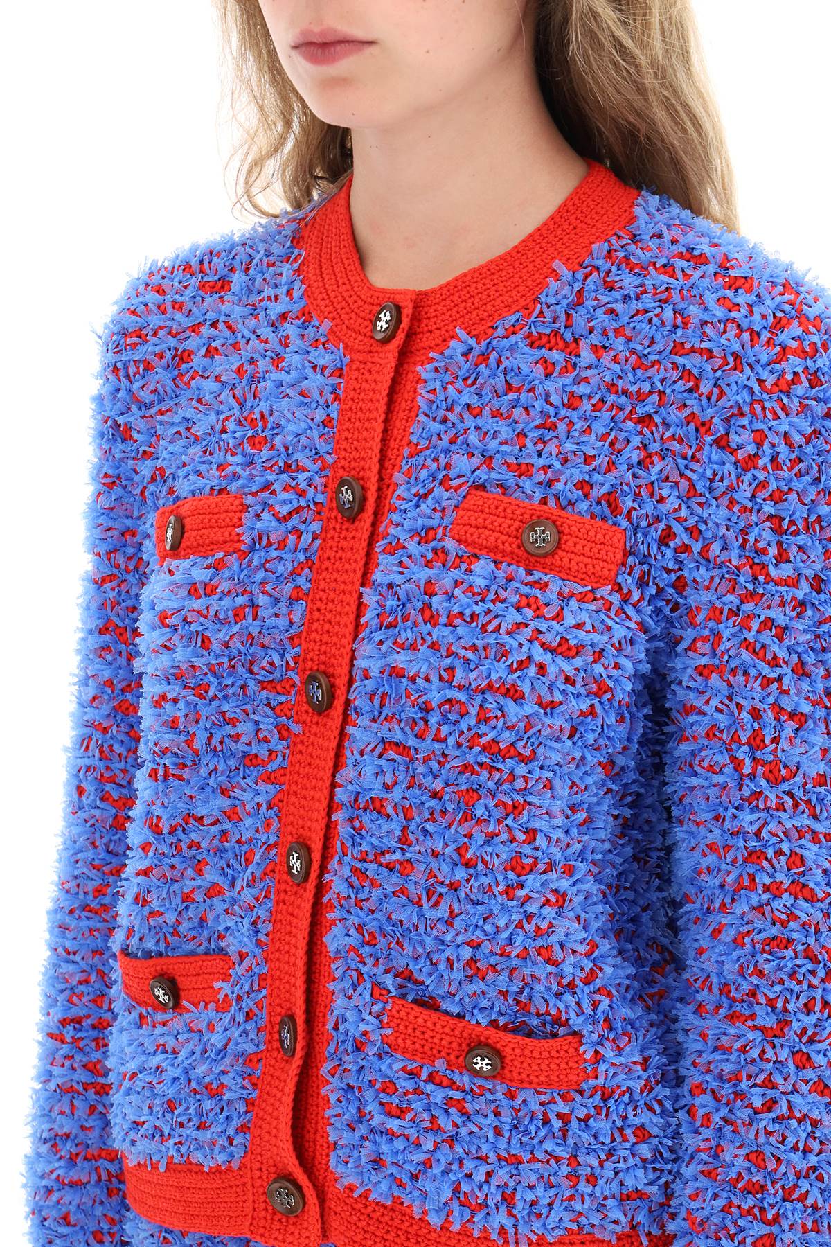 Tory Burch Tory burch confetti tweed jacket