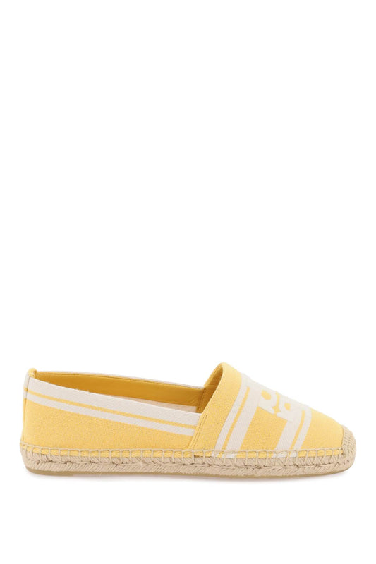 Tory Burch Tory burch striped espadrilles with double t