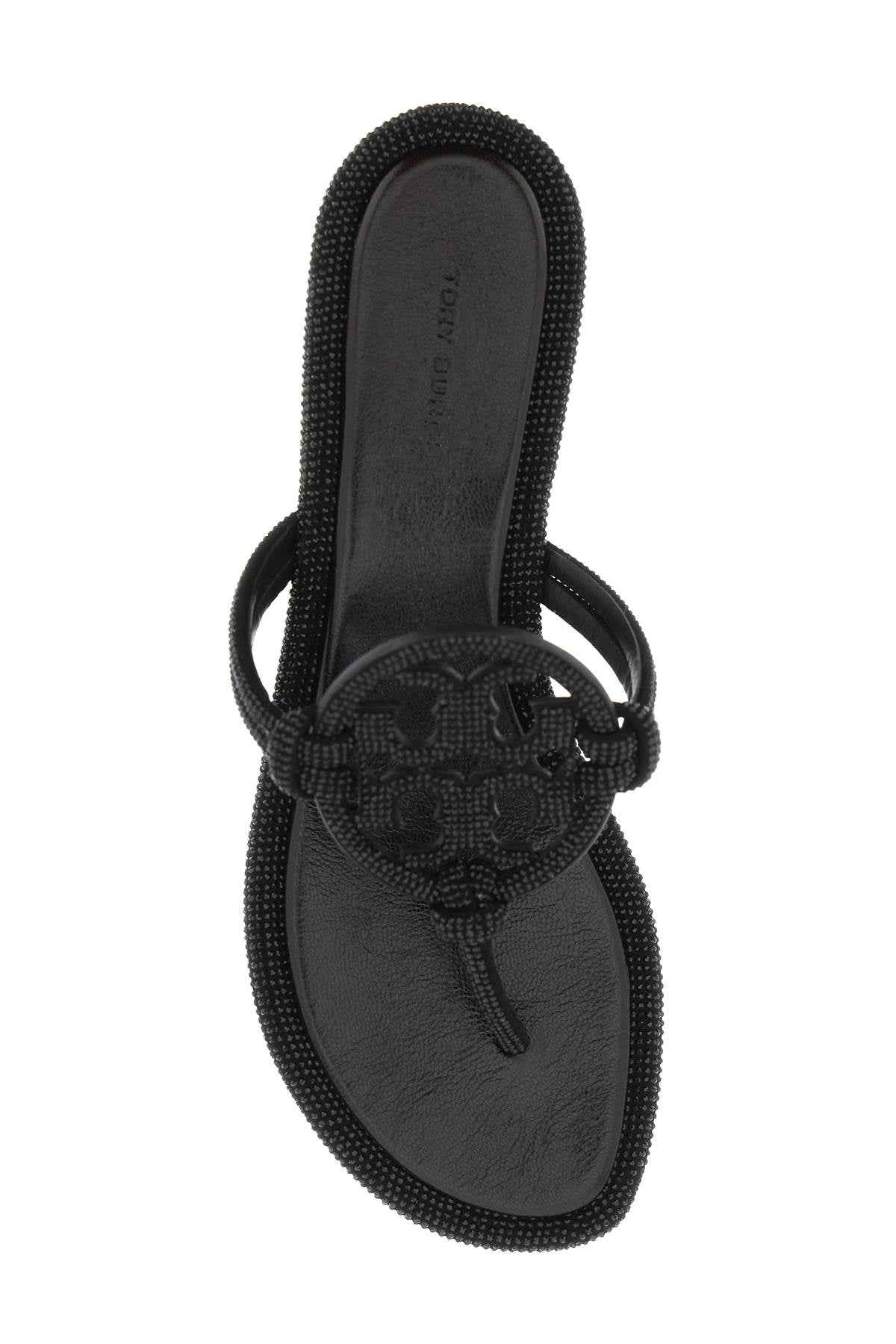 Tory Burch Tory burch pavé leather thong sandals