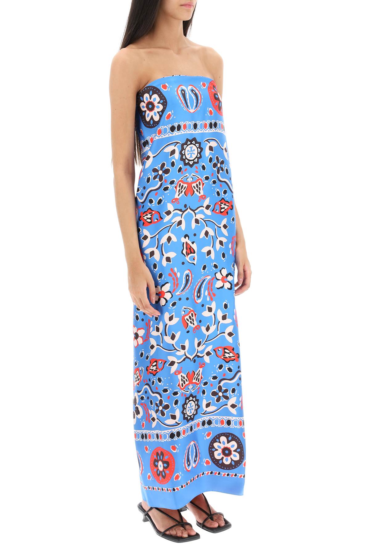 Tory Burch Tory burch maxi dress in printed twill