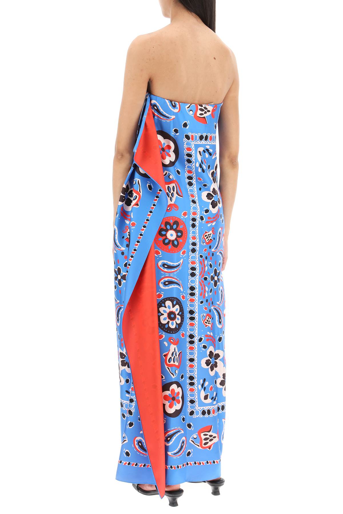 Tory Burch Tory burch maxi dress in printed twill