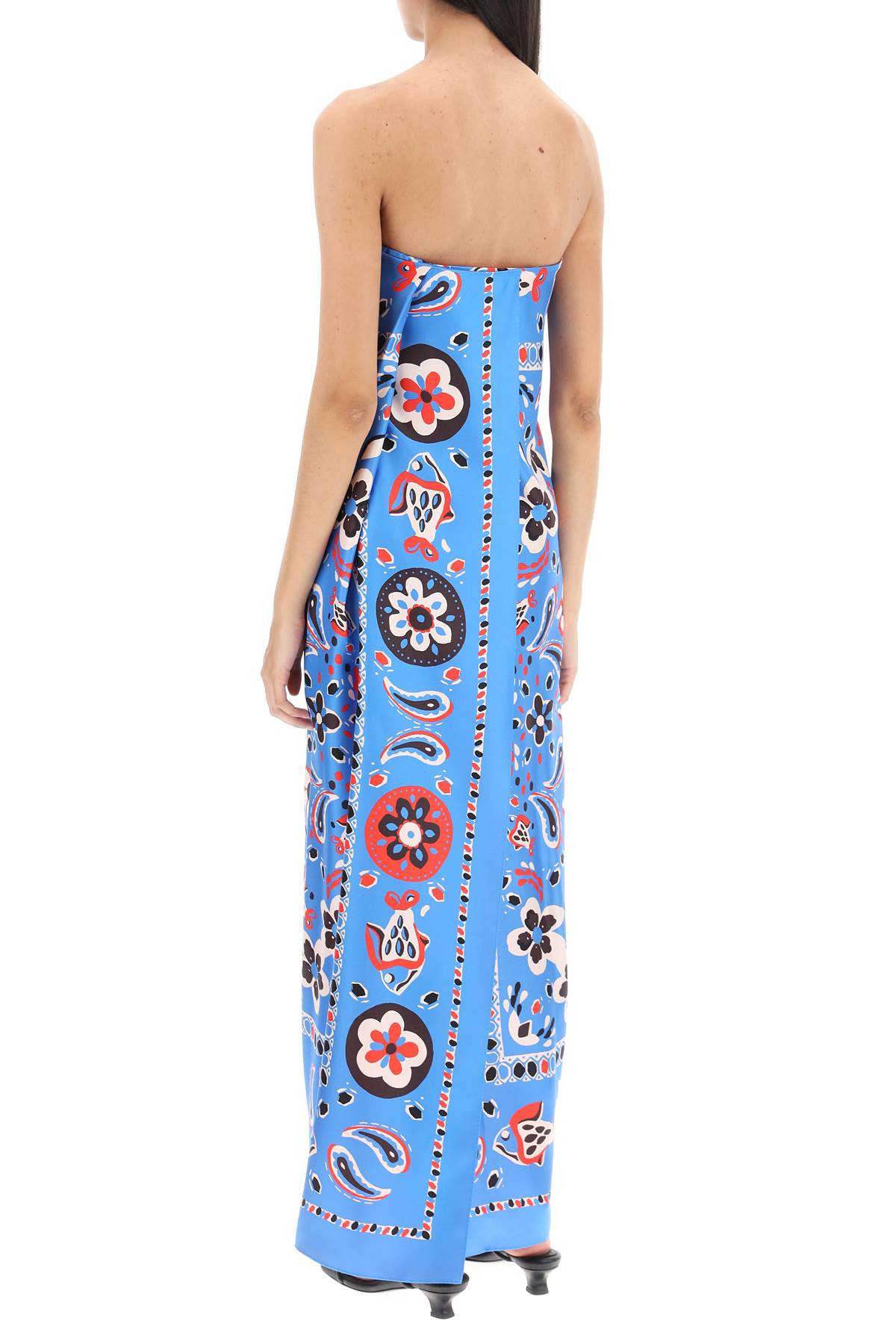 Tory Burch Tory burch maxi dress in printed twill