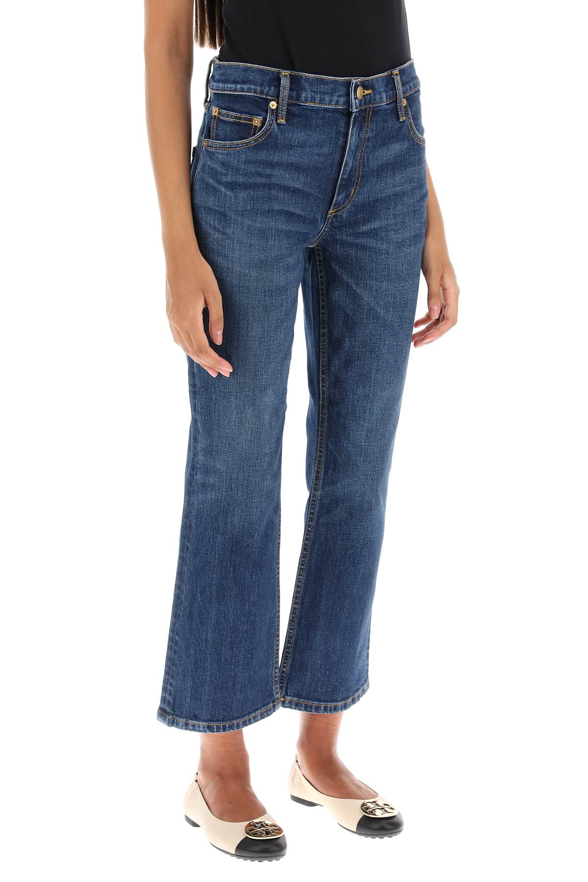 Tory Burch Tory burch cropped flared jeans