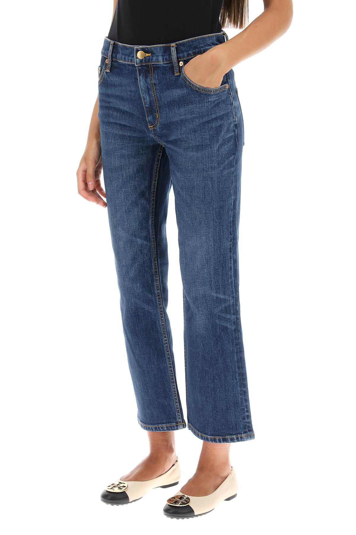 Tory Burch Tory burch cropped flared jeans