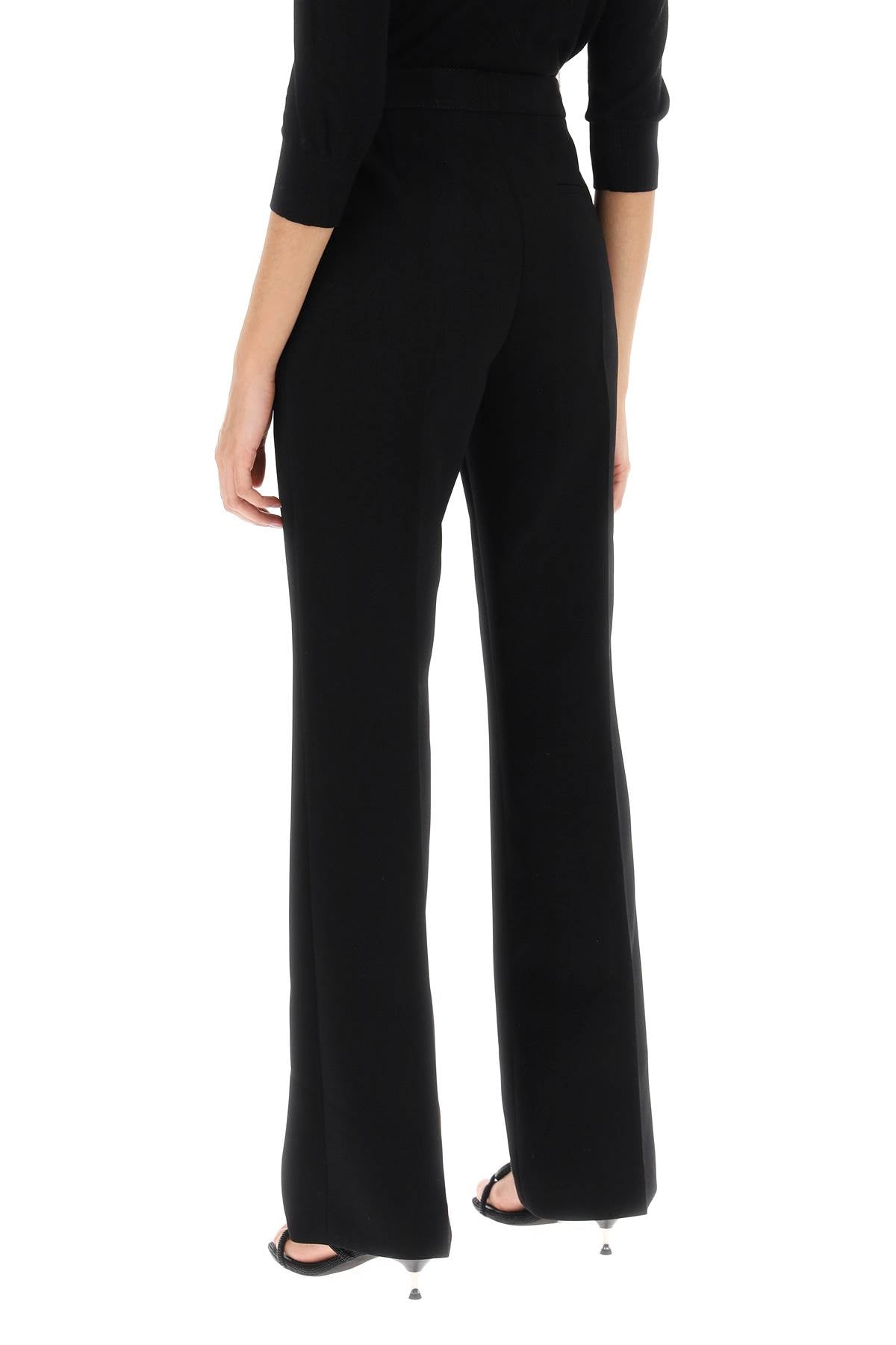 Tory Burch Tory burch straight leg pants in crepe cady