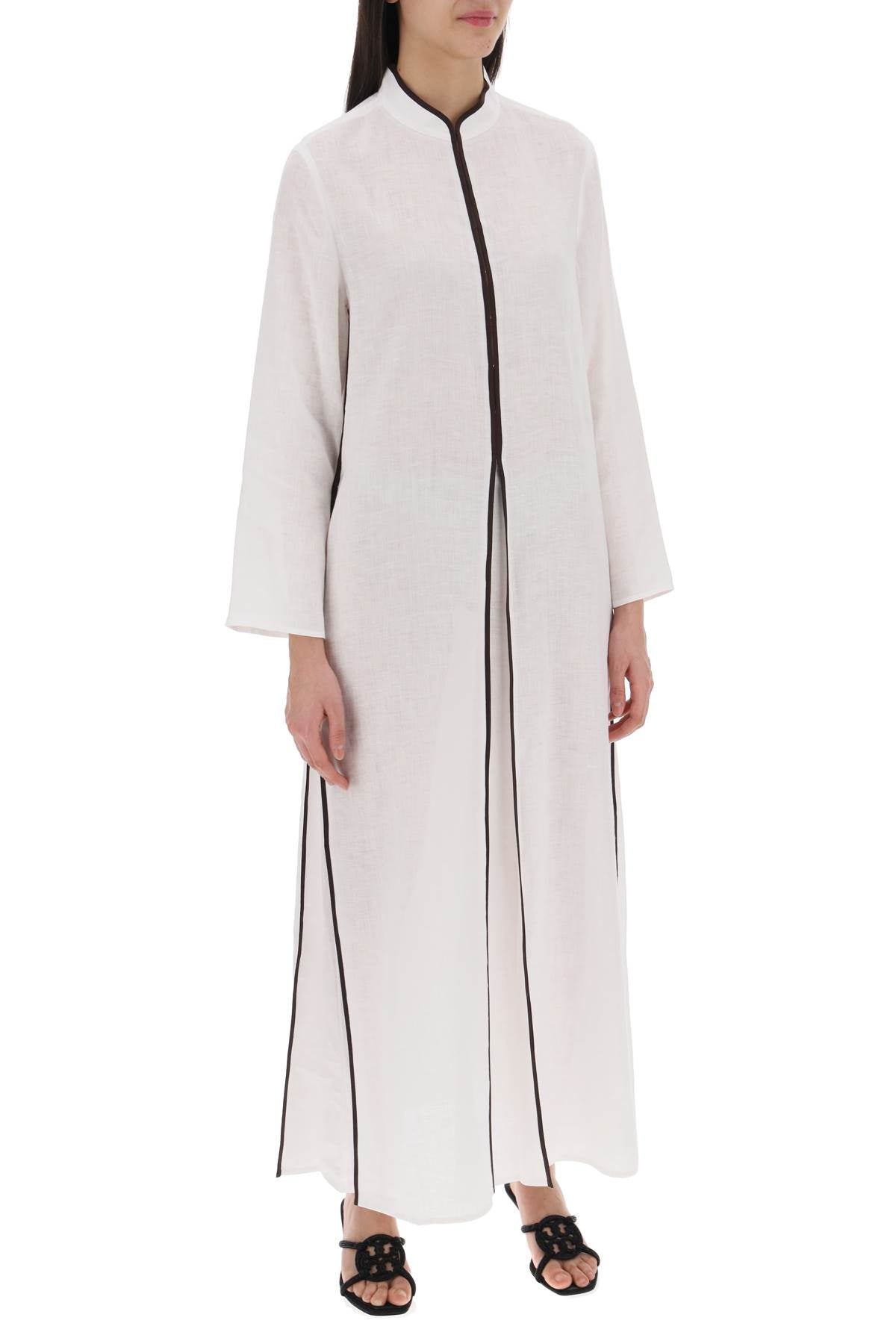 Tory Burch Tory burch long linen caftan dress