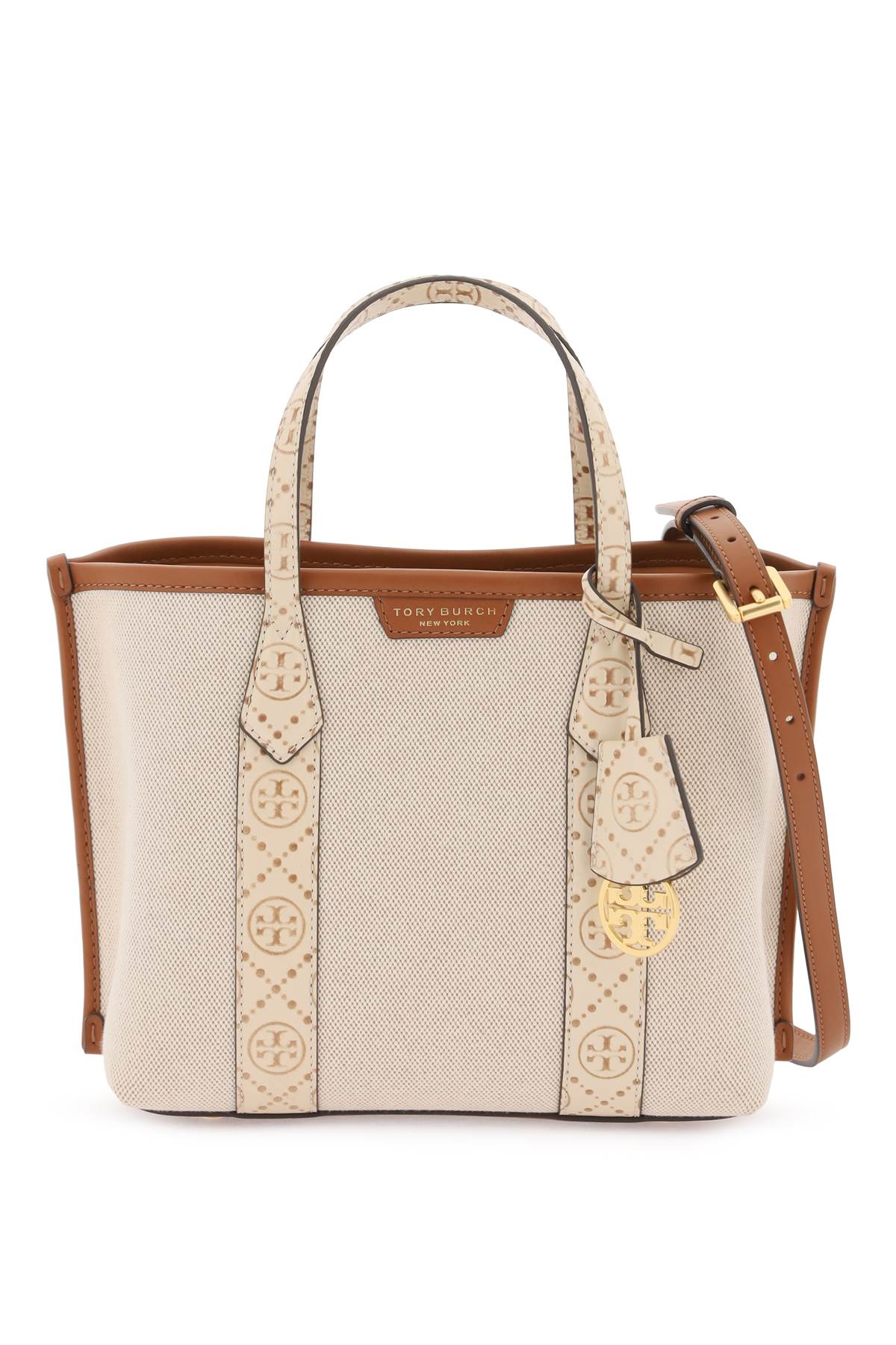 Tory Burch Tory burch small canvas perry shopping bag