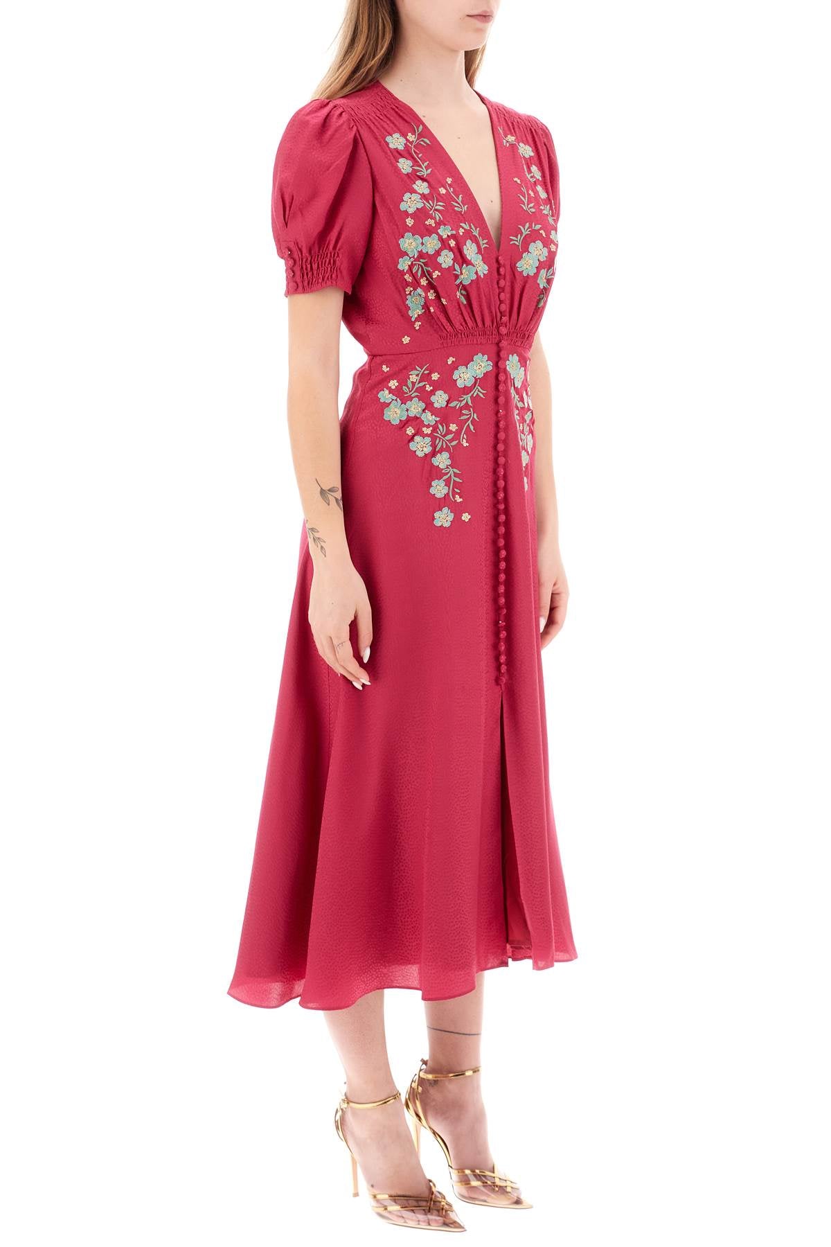 Saloni Saloni 'lea' midi dress