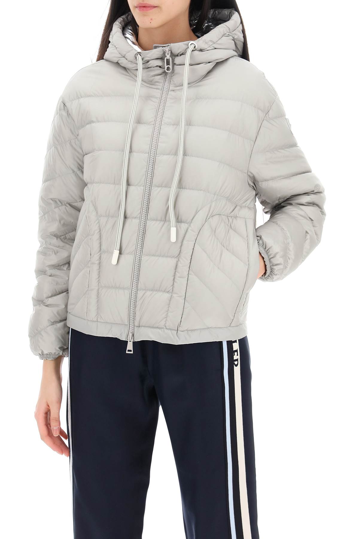 Moncler Moncler basic delfo hooded puffer jacket