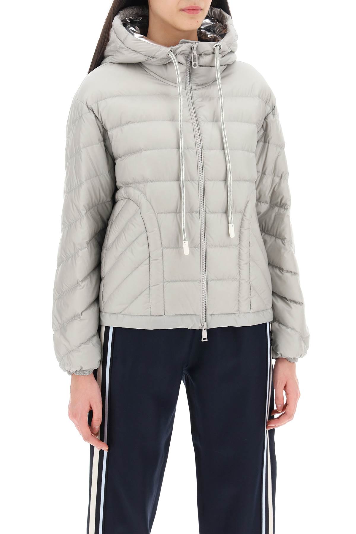 Moncler Moncler basic delfo hooded puffer jacket