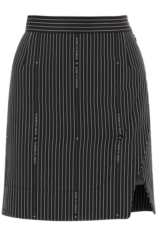 Vivienne Westwood Vivienne westwood 'rita' wrap mini skirt with pinstriped motif