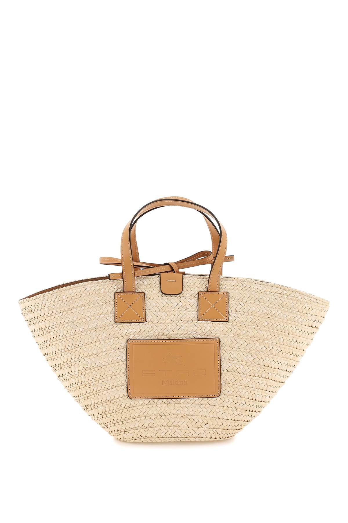 Etro tote bag in woven straw