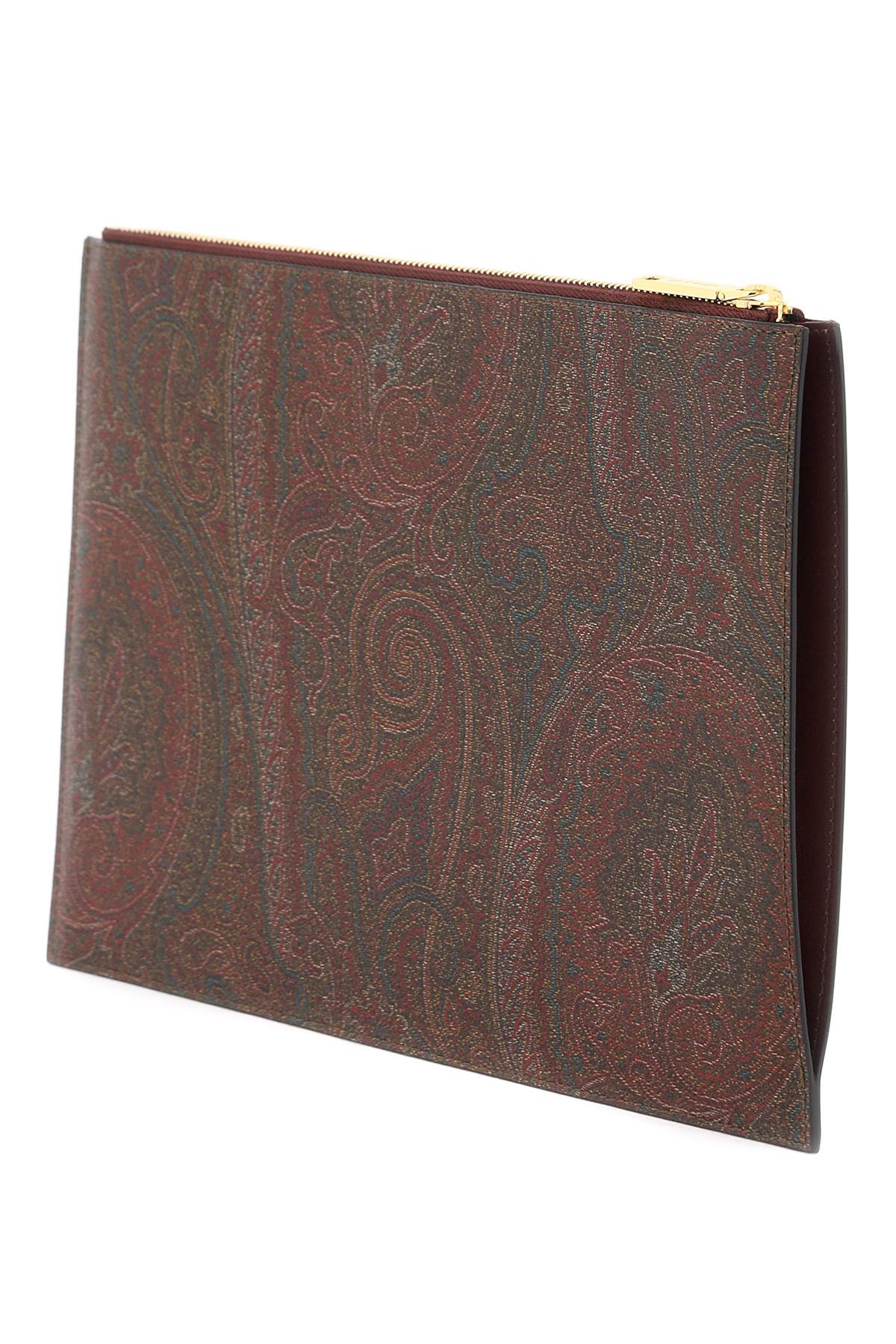 Etro Etro paisley pouch with embroidery