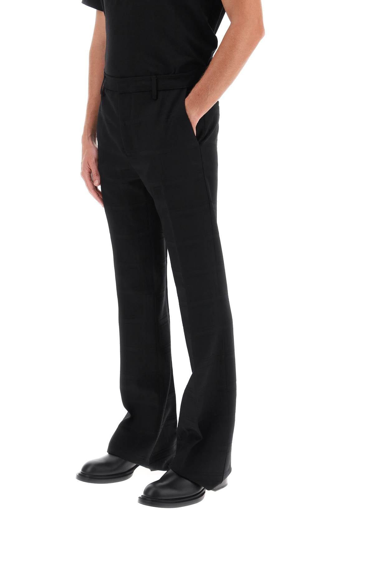 Etro Etro flared pants in virgin wool