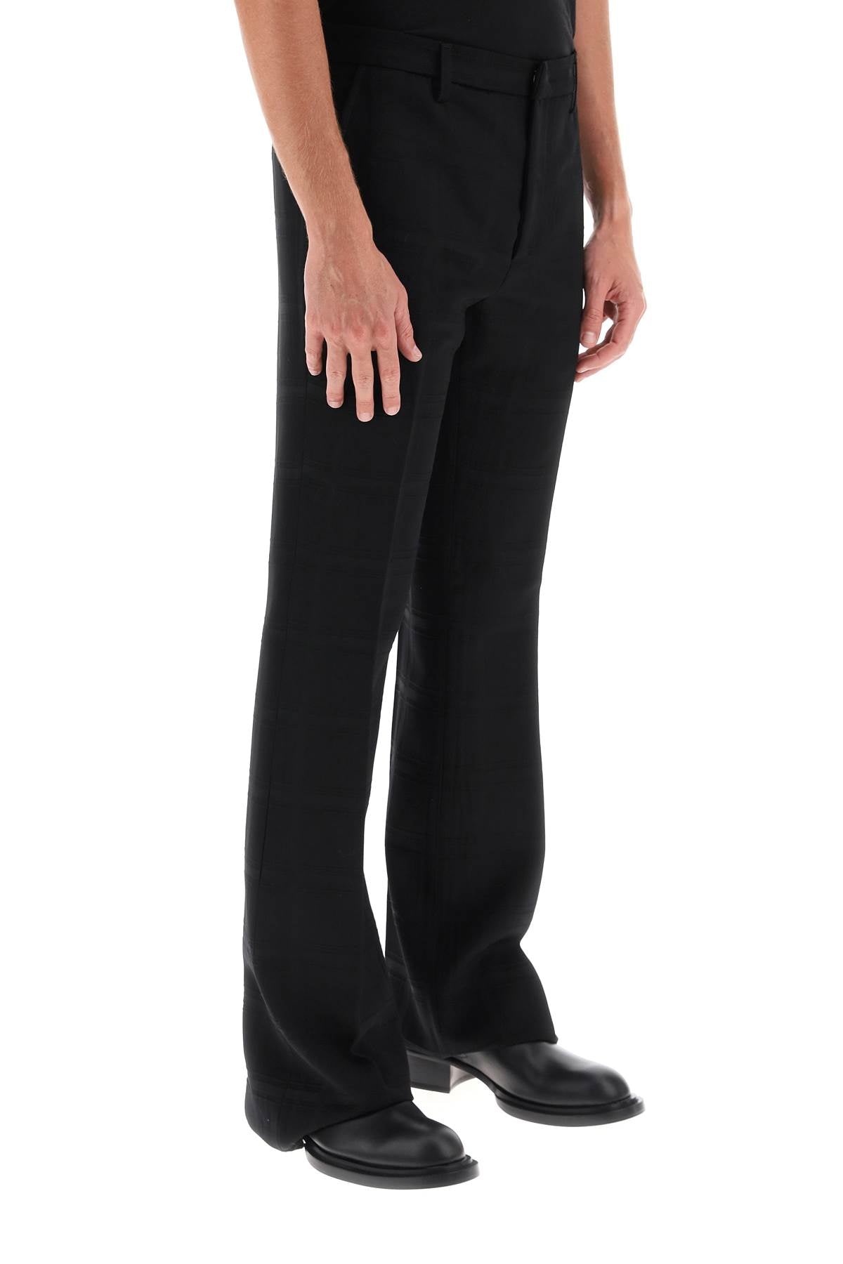 Etro Etro flared pants in virgin wool