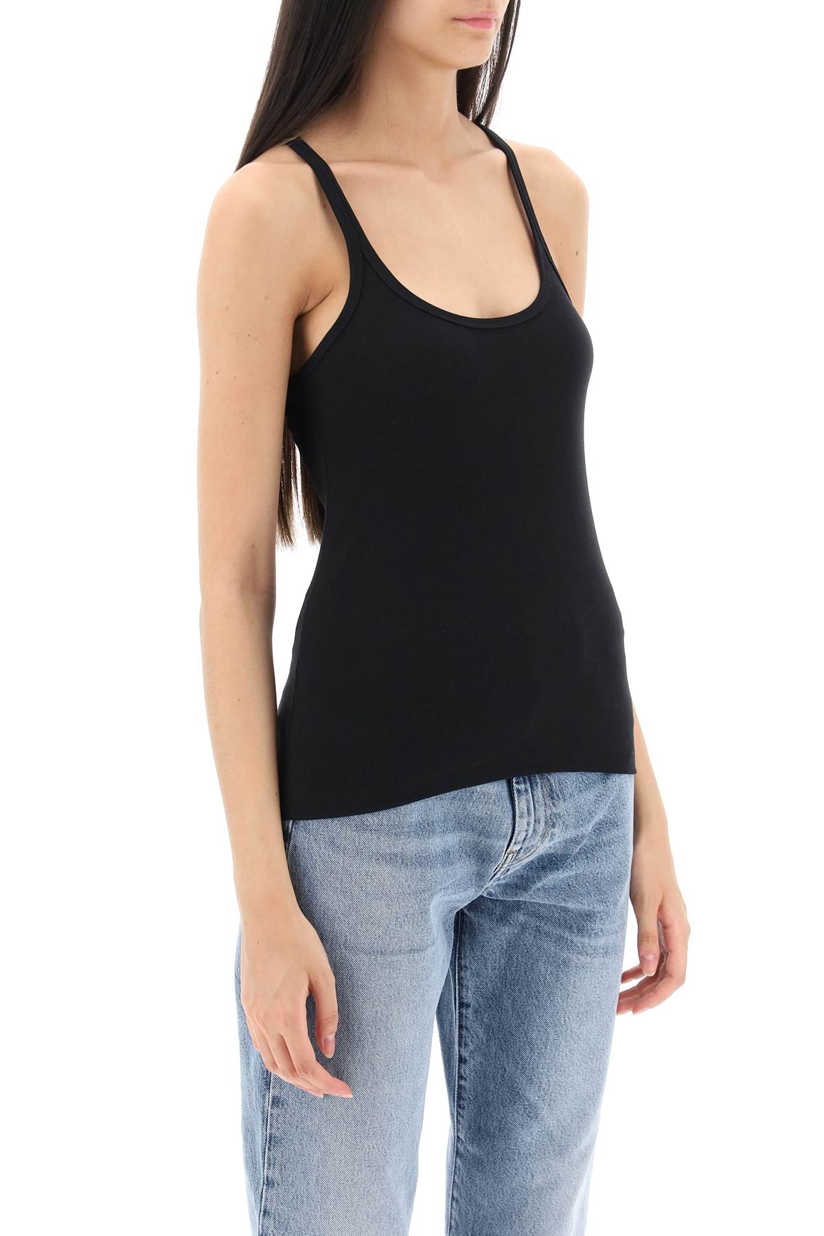 Toteme Toteme organic cotton rib tank top