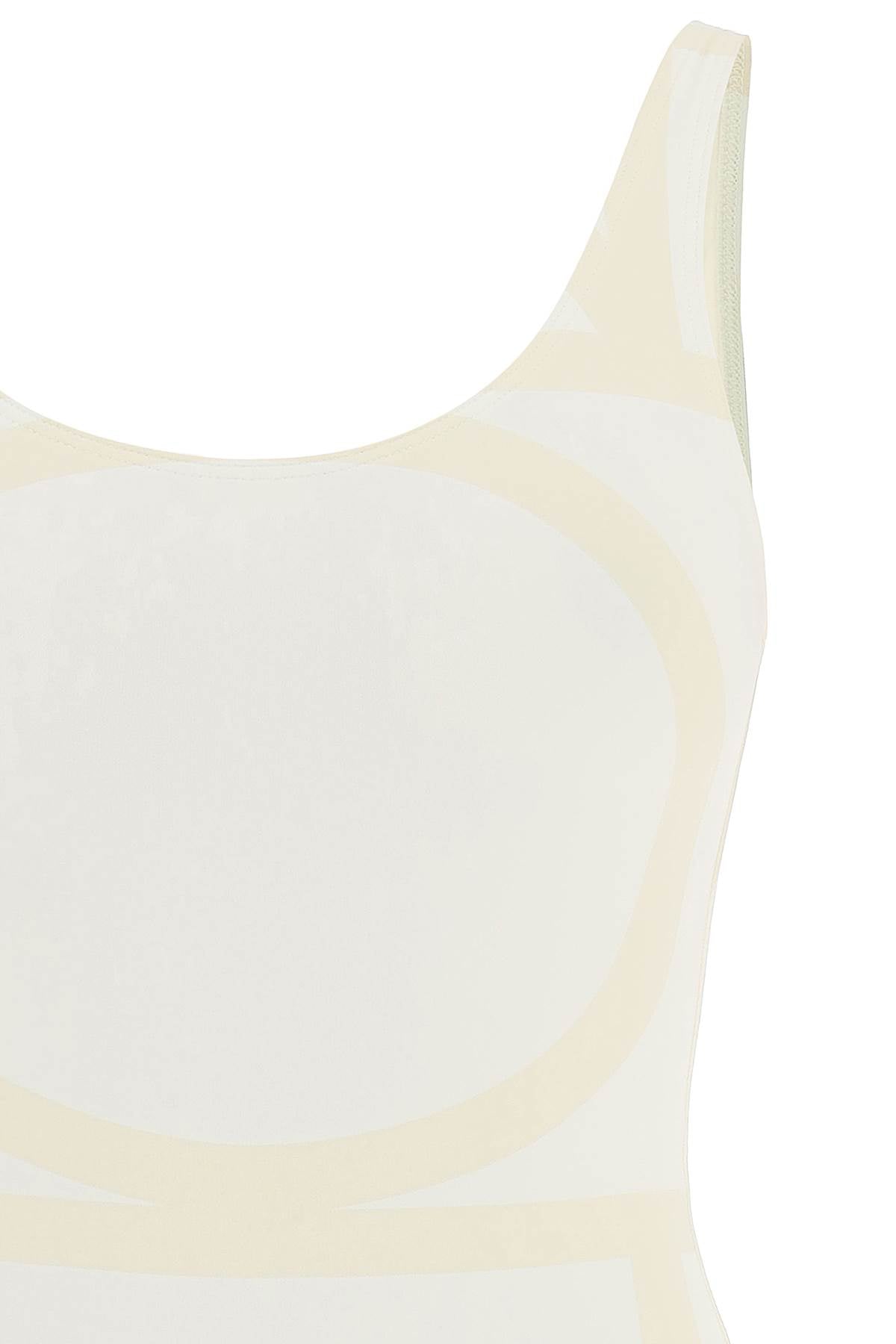 Toteme Toteme one piece monogram swimsuit