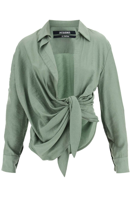 Jacquemus Jacquemus 'bahia' tied-sash blouse