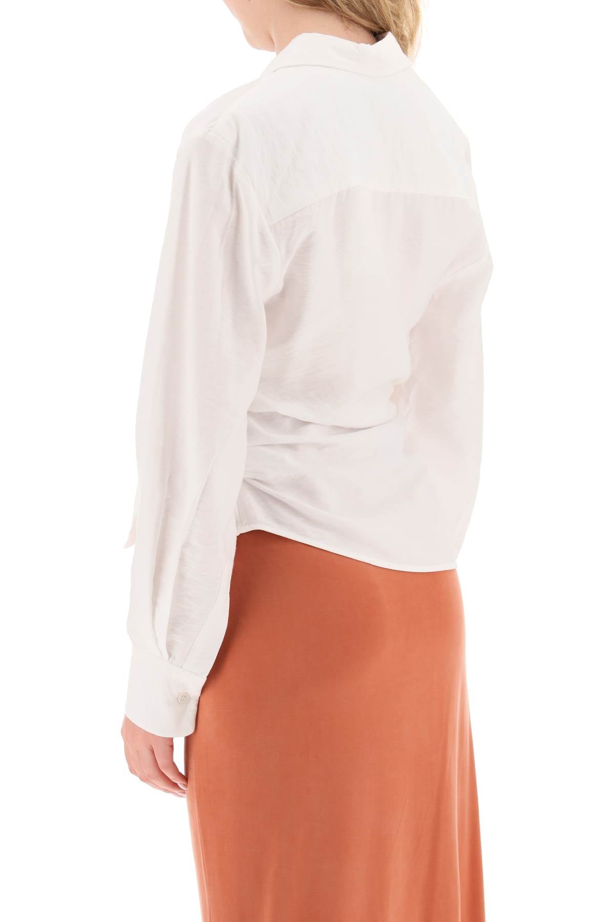 Jacquemus Jacquemus bahia tied-sash blouse