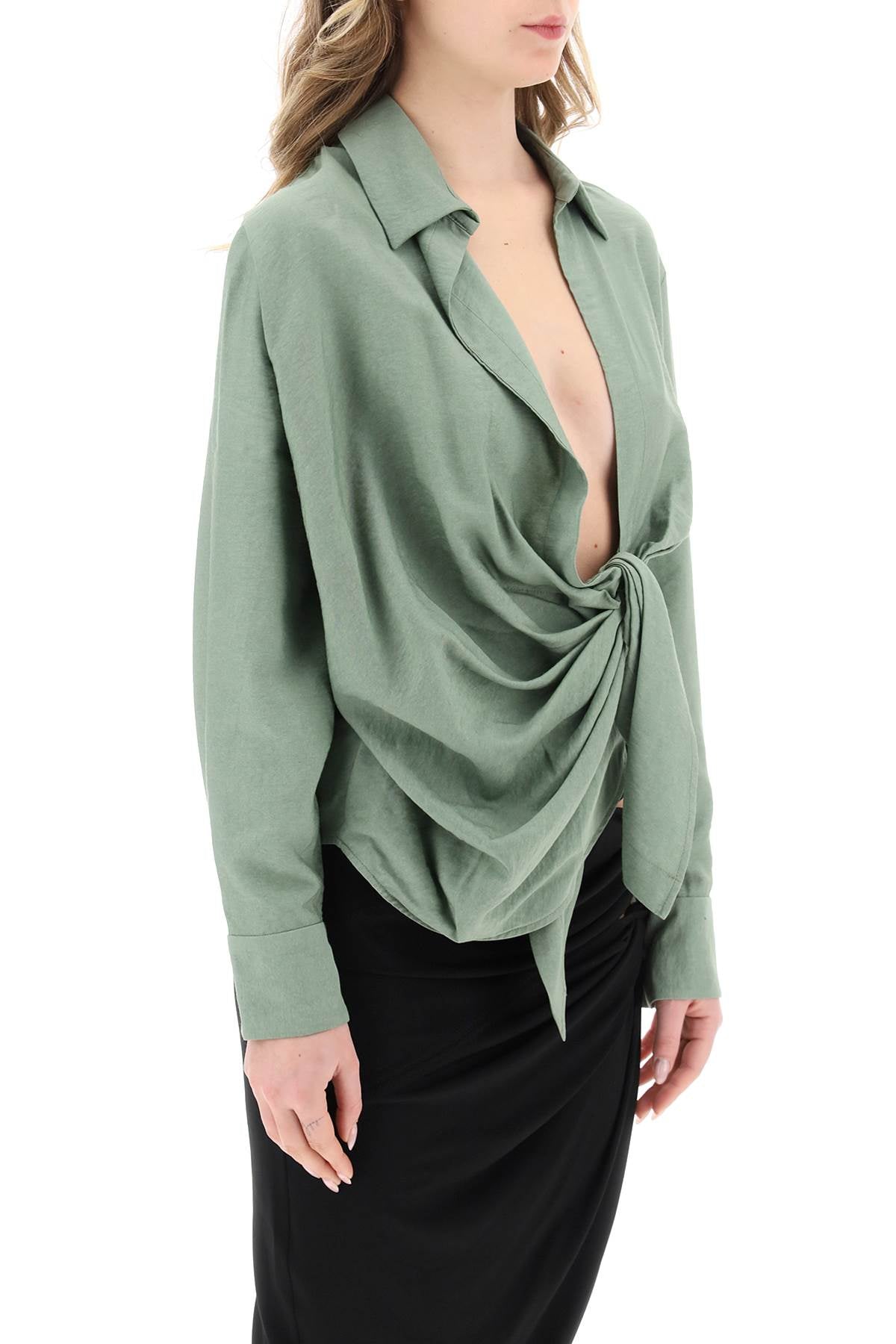 Jacquemus Jacquemus 'bahia' tied-sash blouse