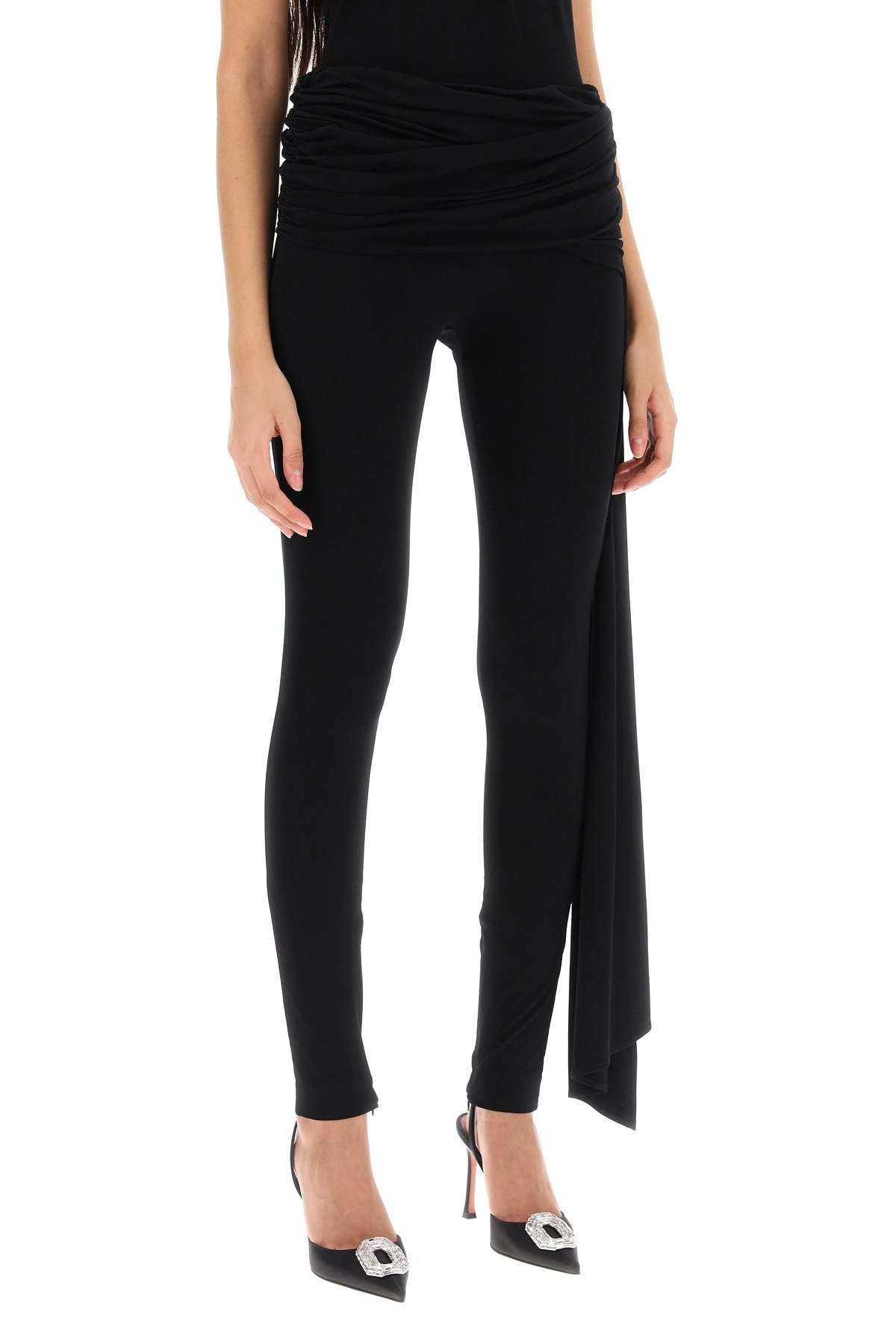 Magda Butrym Magda butrym draped leggings with sash