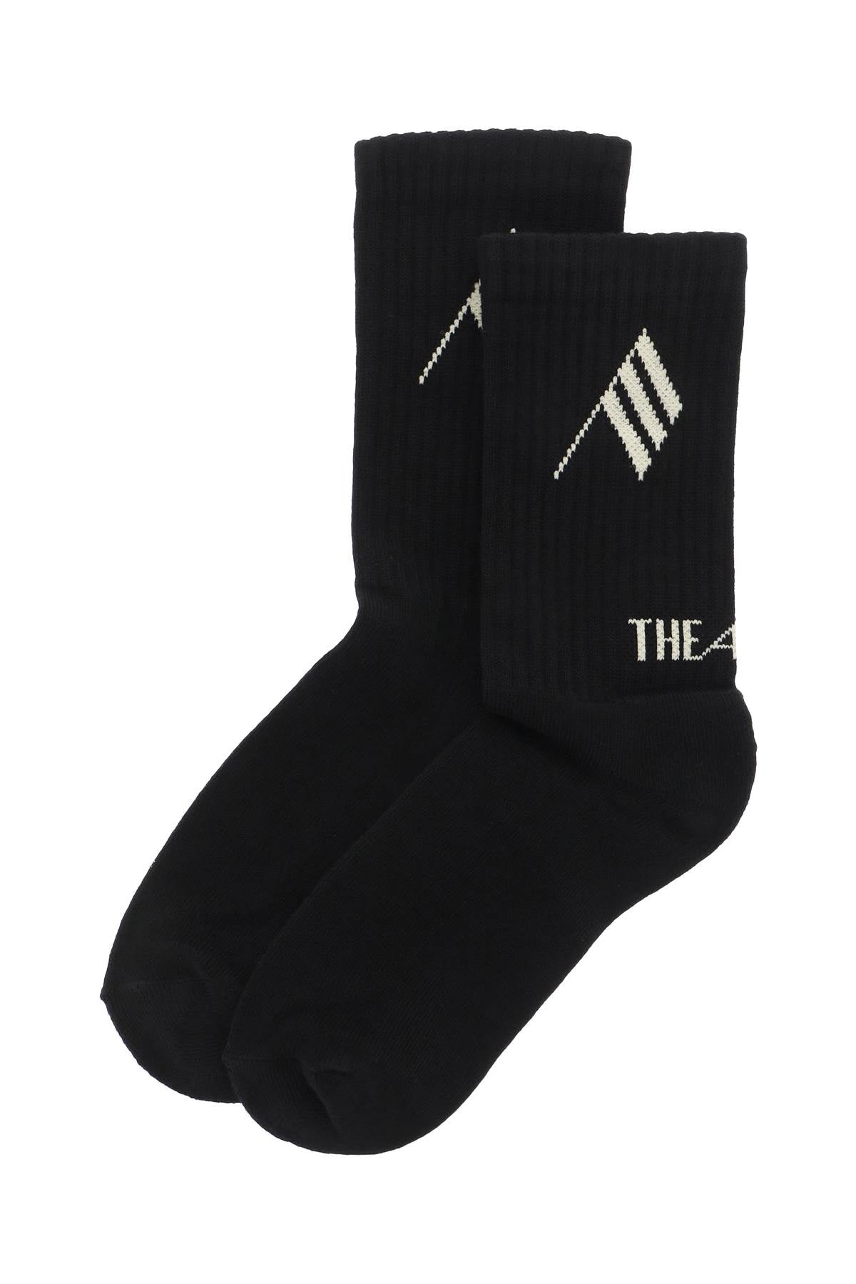 The Attico The attico logo shorts sports socks