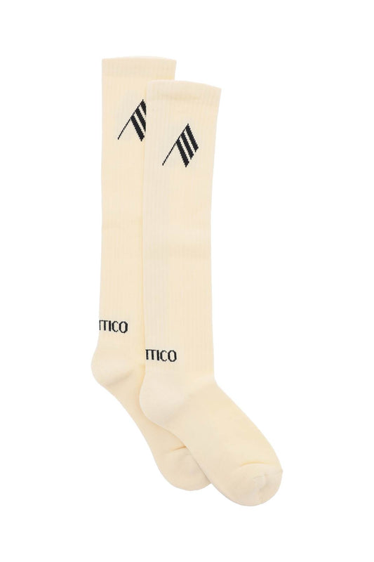 The Attico The attico logo short sports socks