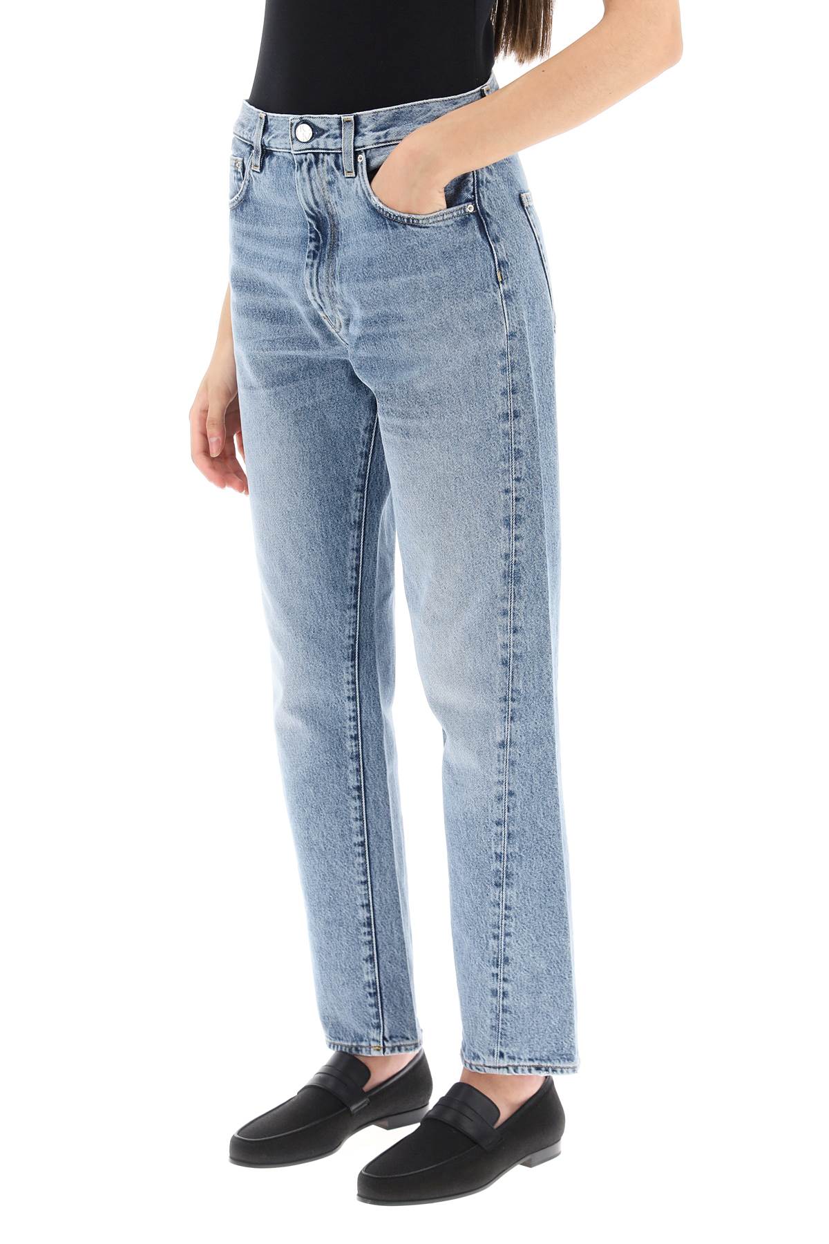 Toteme Toteme twisted seam cropped jeans