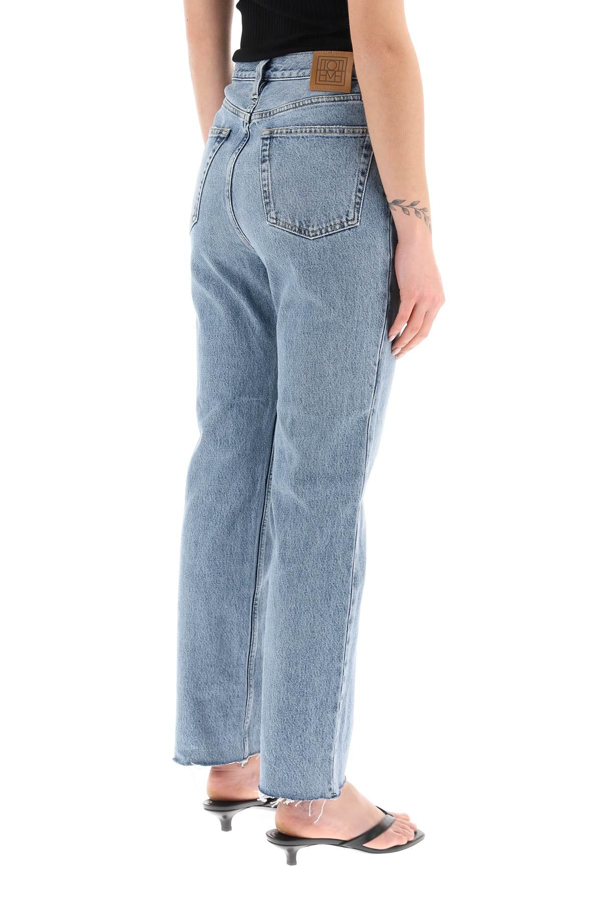 Toteme Toteme classic cut jeans in organic cotton