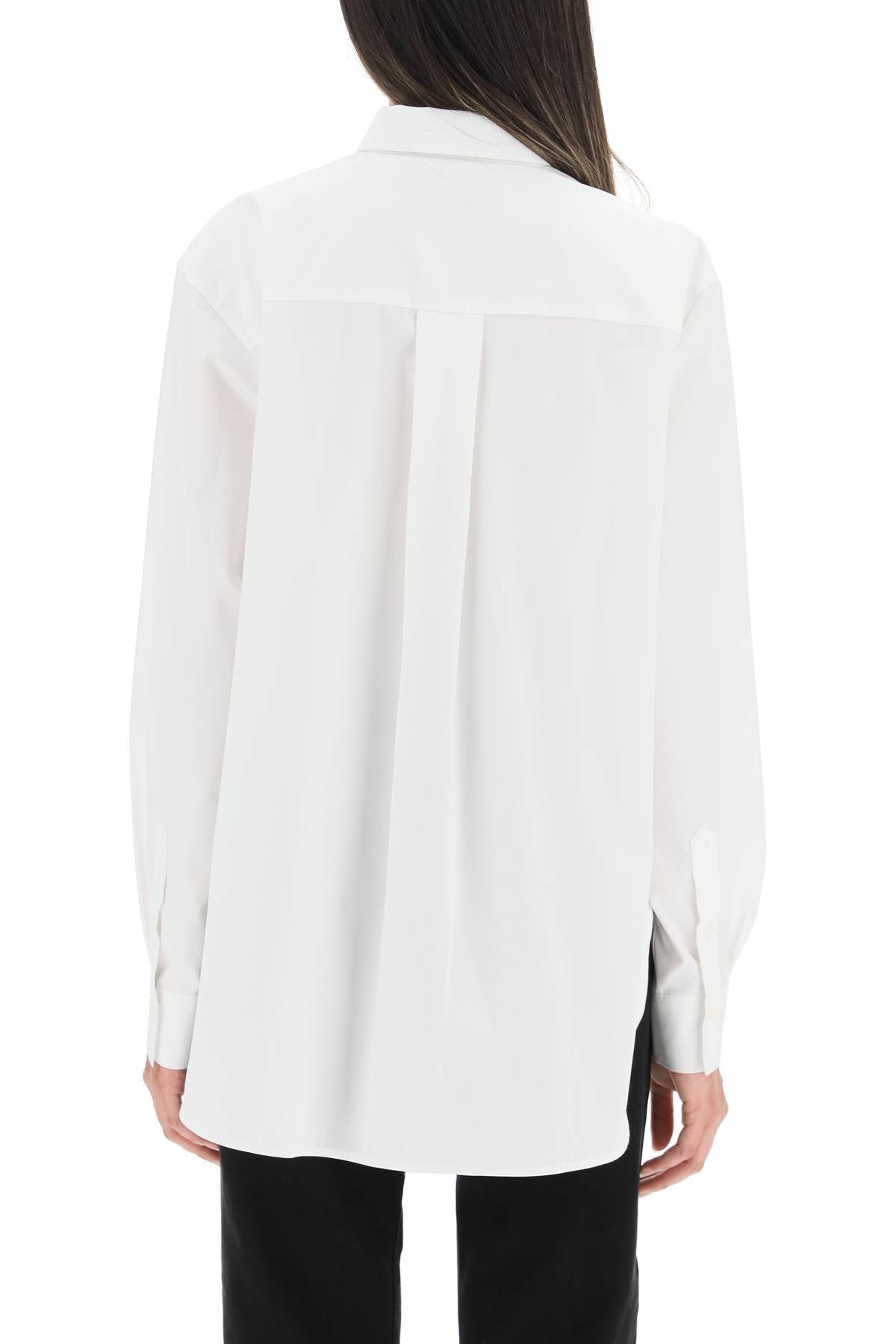 Toteme Toteme oversized organic poplin shirt